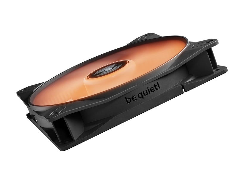 be quiet! LIGHT WINGS LX 140 (3-pack) - Gehäuselüfter - 140mm - Schwarz mit RGB LED - 23 dBA
