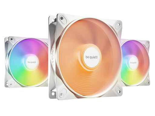 be quiet! LIGHT WINGS LX White High Speed (3-pack) - Gehäuselüfter - 120mm - Schwarz - 31 dBA