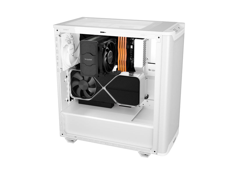be quiet! PURE BASE 501 Airflow Window White - Gehäuse - Miditower - Weiß