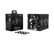 be quiet! PURE WINGS 3 120 (3-pack) - Gehäuselüfter - 120mm - Schwarz