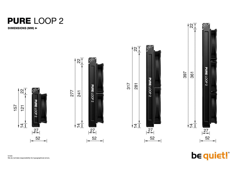 be quiet! Pure Loop 2 240mm - CPU-Wasserkühlung - Max 35 dBA