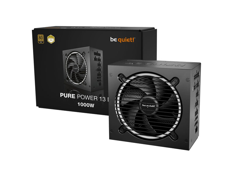 be quiet! Pure Power 13 M Netzteile - 1000 Watt - 120 mm - ATX 3.1 - 80 Plus Gold zertifiziert