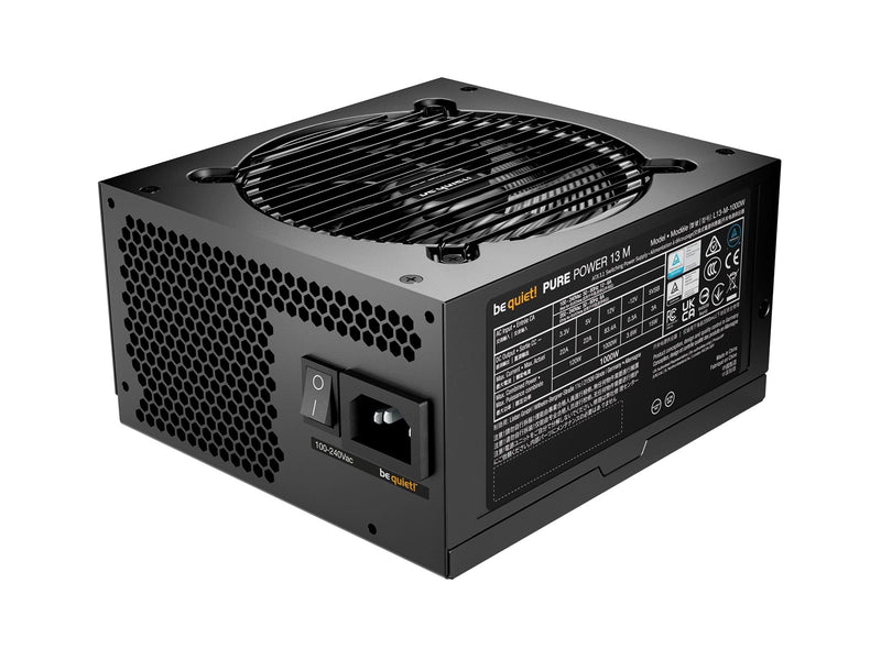 be quiet! Pure Power 13 M Netzteile - 1000 Watt - 120 mm - ATX 3.1 - 80 Plus Gold zertifiziert