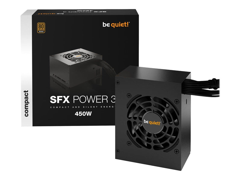 be quiet! SFX Power 3 Netzteile - 450 Watt - 80 mm - ATX - 80 Plus Bronze zertifiziert