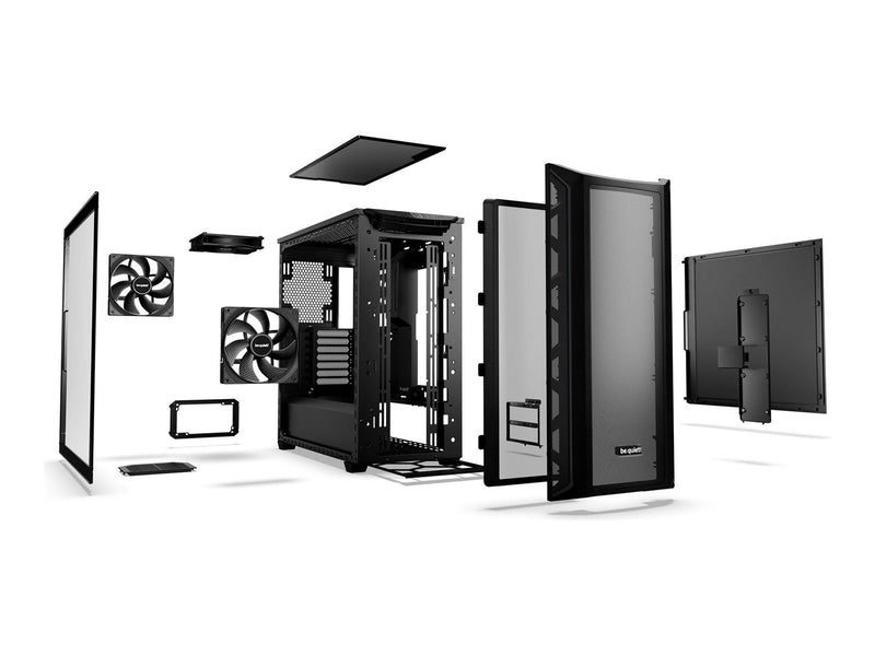 be quiet! Shadow Base 800 - Black - Gehäuse - Miditower - Schwarz