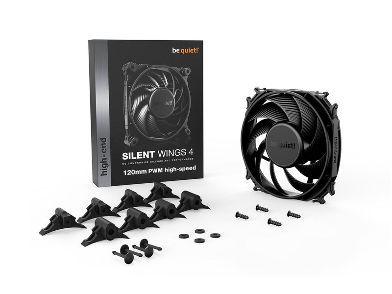 be quiet! Silent Wings 4 120 High-Speed - Gehäuselüfter - 120mm - Schwarz - 31 dBA