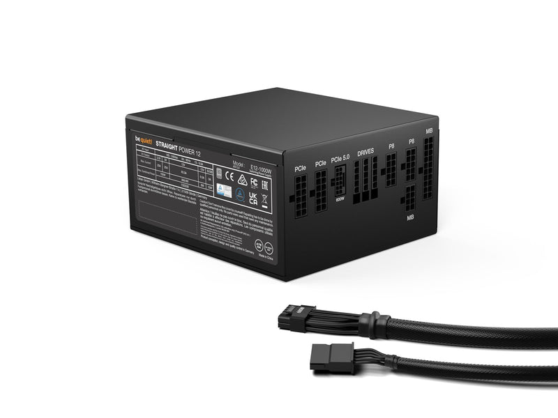 be quiet! Straight Power 12 Platinum 1000W Netzteile - 1000 Watt - 135 mm - ATX 3.1 - 80 Plus Platinium