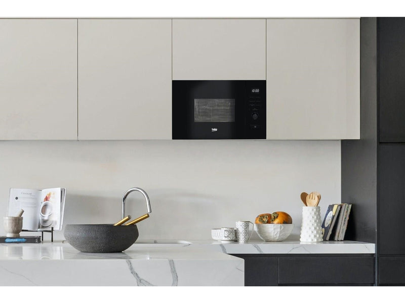beko BMGB20212B - microwave oven with grill - built-in - black