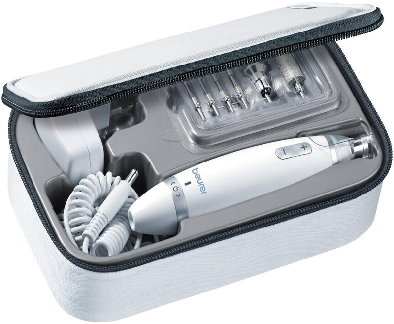 beurer MP 62 Maniküre-/Pediküre Set Weiß-Silber