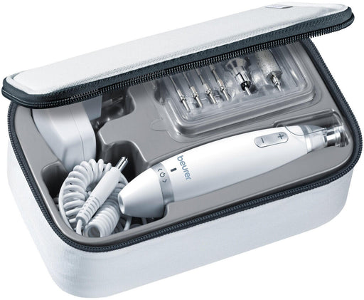 beurer MP 62 Maniküre-/Pediküre Set Weiß-Silber