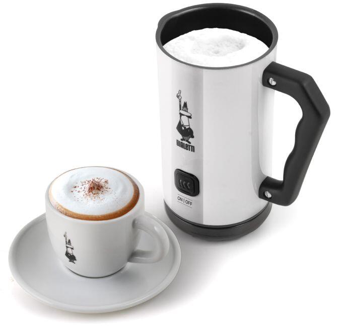 Bialetti Mk02 elektrischer Milchaufschäumer - weiß