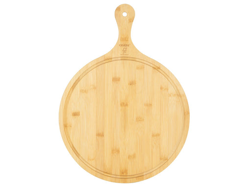 cozze ®Pizzaschneidbrett m/Griff Ø350x20 mm.