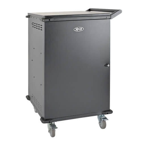 Eaton Tripp Lite Series Ladewagen für mehrere Geräte, 36 AC-Ausgänge, Chromebooks und Laptops, 230V, Schuko Schwarz