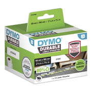 DYMO® Original Hochleistung Etikett für LabelWriter™, Kunststoff - weiss - permanent haftend, widerstandsfähig, 1 x 170