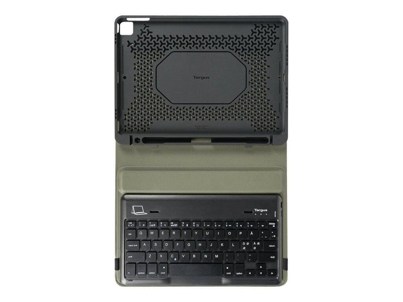 Targus Pro-Tek Education für iPad 7. - 9. Generation 10.2', Tastatur und Foliohülle in Schwarz (DE-Layout)