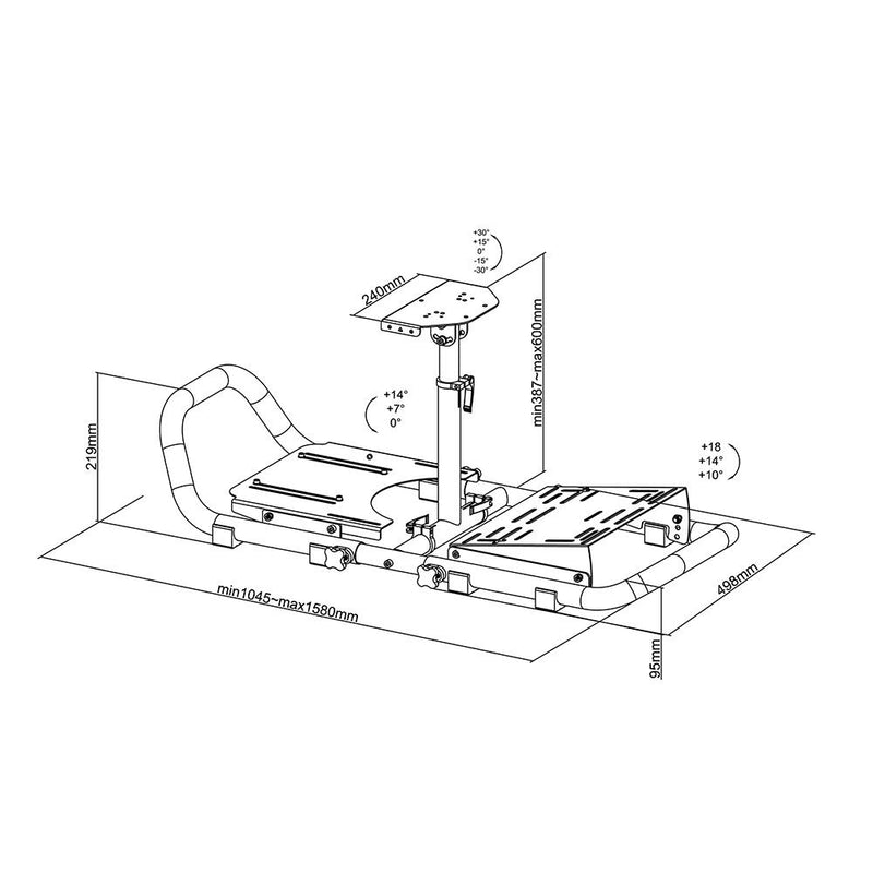 OPLITE NitroKart - Gehäuse schwarz