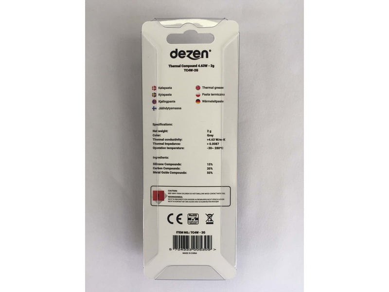 dezen Thermal Compound 4.63 W - 2 g - Kühlpaste