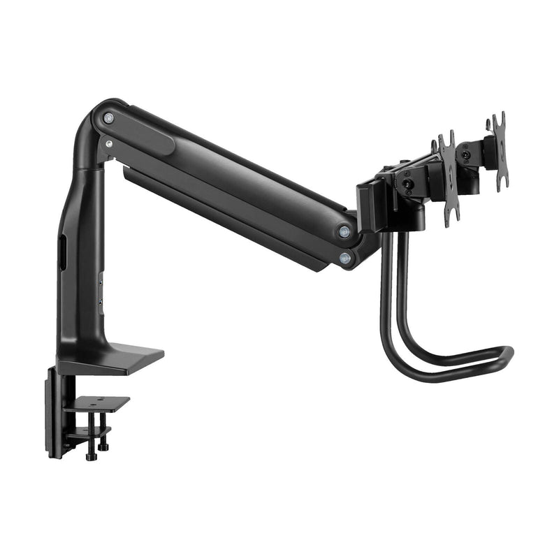 Eaton Tripp Lite Series Safe-IT Tischhalterung für zwei Monitore, antimikrobiell für 17” bis 35” Displays, USB Ports