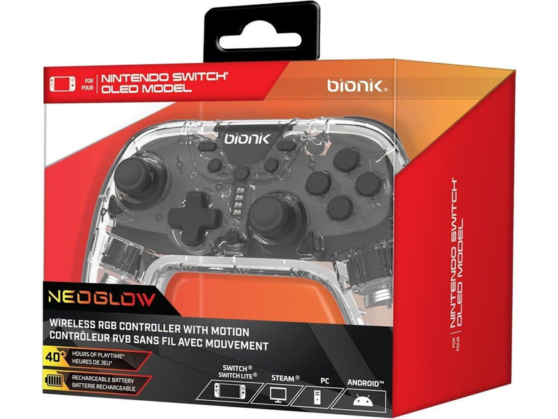 dreamGEAR Bionik Neoglow - Wireless Controller - Nintendo Switch