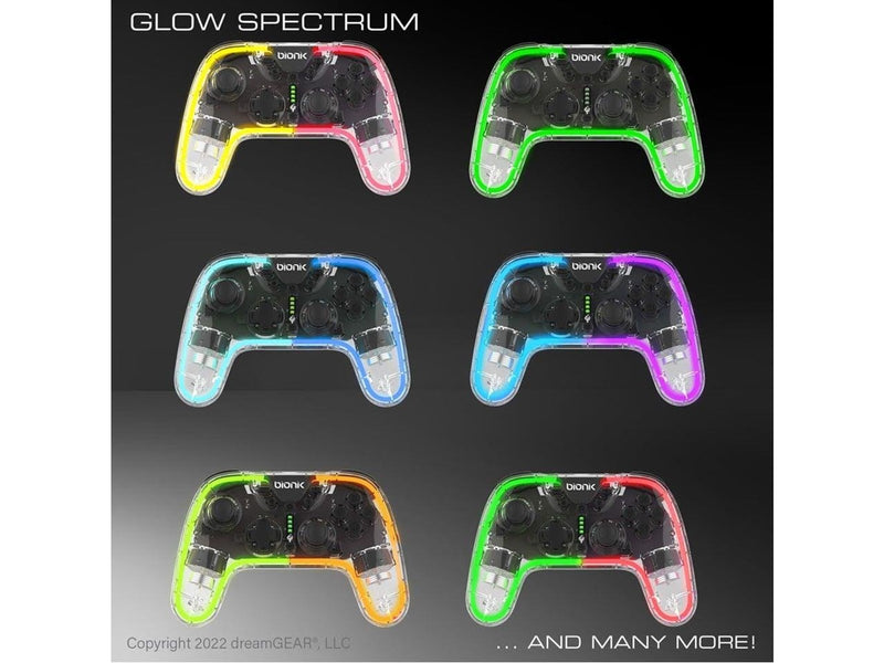dreamGEAR Bionik Neoglow - Wireless Controller - Nintendo Switch