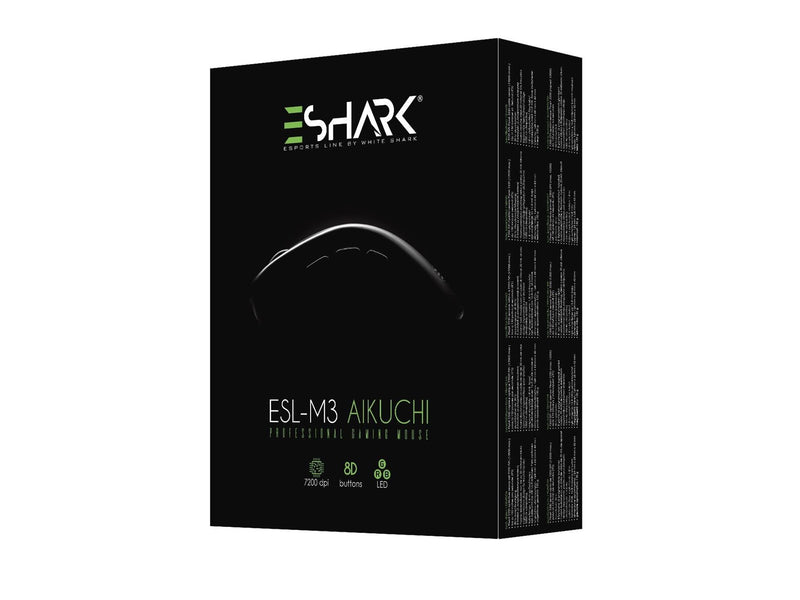 eShark ESL-M3 - AIKUCHI - Gaming Maus (Schwarz)