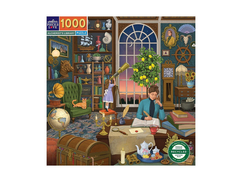 eeBoo Puzzle 1000 pcs - Alchemist's Library