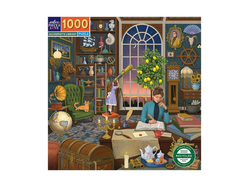 eeBoo Puzzle 1000 pcs - Alchemist's Library