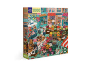 eeBoo Puzzle 1000 pcs - English Green Market