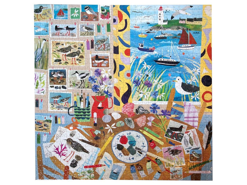 eeBoo Puzzle 1000 pcs - Seabirds