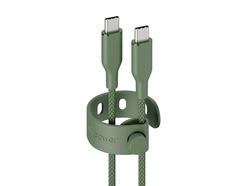 empower by PanzerGlass Racing 60W USB-C to USB-C Cable | USB 2.0 | 1.2M | Sage