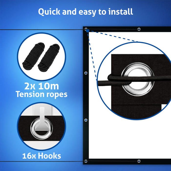 eSmart FLEX Spann Leinwand 266 x 149 cm (120') 16:9