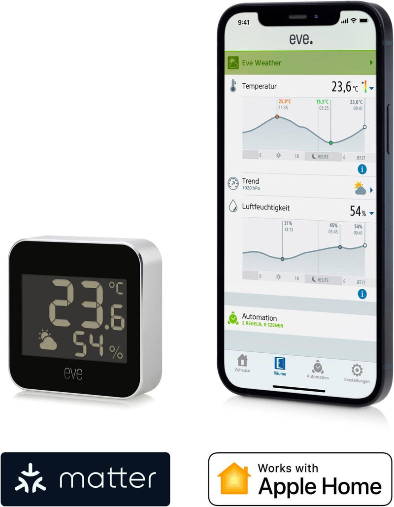 Eve 10EBS9951 Weather Smarte Wetterstation