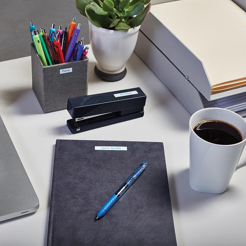 DYMO® Original D1-Schriftband für LabelManager™ 9mm x 7m - Polyester, wieder ablösbar - blau auf weiss