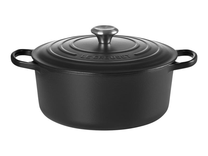 Le Creuset Bräter 22cm, mattschwarz