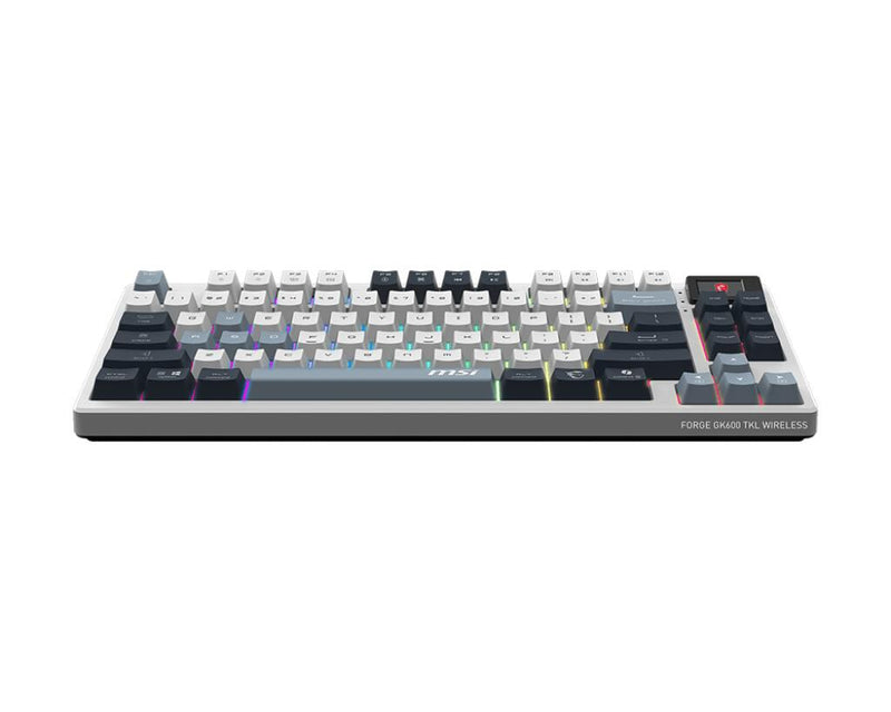 MSI FORGE GK600 TKL W SKY DE Tastatur Gaming