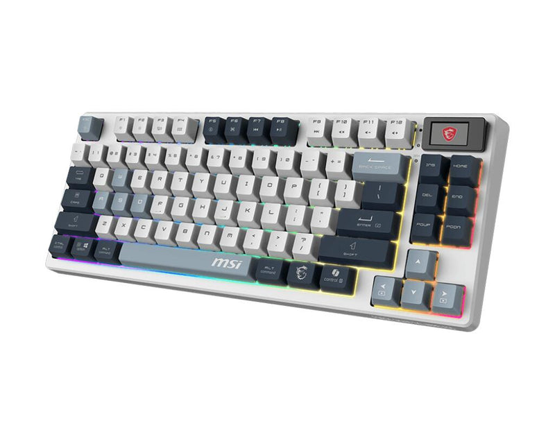 MSI FORGE GK600 TKL W SKY DE Tastatur Gaming