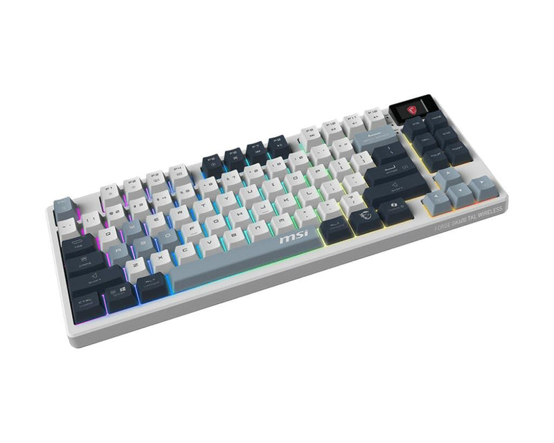 MSI FORGE GK600 TKL W SKY DE Tastatur Gaming