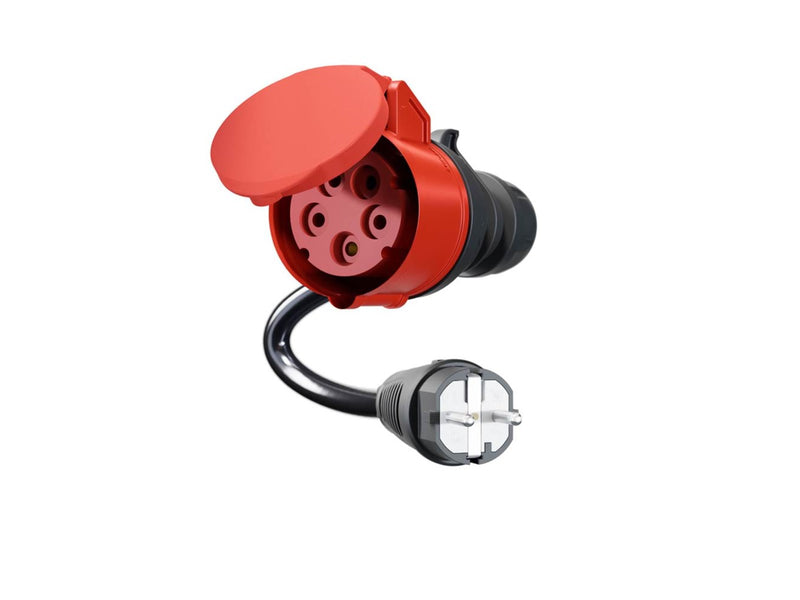 go-e Adapter Gemini flex 11 kW auf Haushaltssteckdose