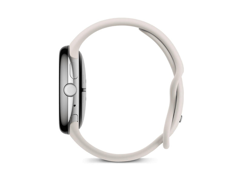 Google Pixel Watch 3 (LTE) Sportarmband 41mm, Silber/Porcelain
