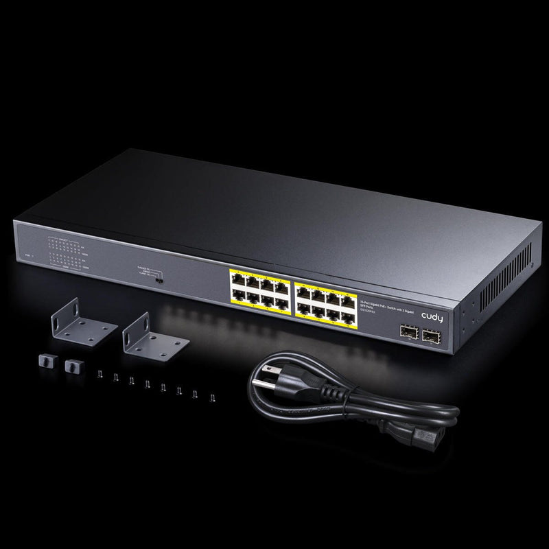 cudy GSwitch 16+2P GS1020PS2 PoE+ SFP
