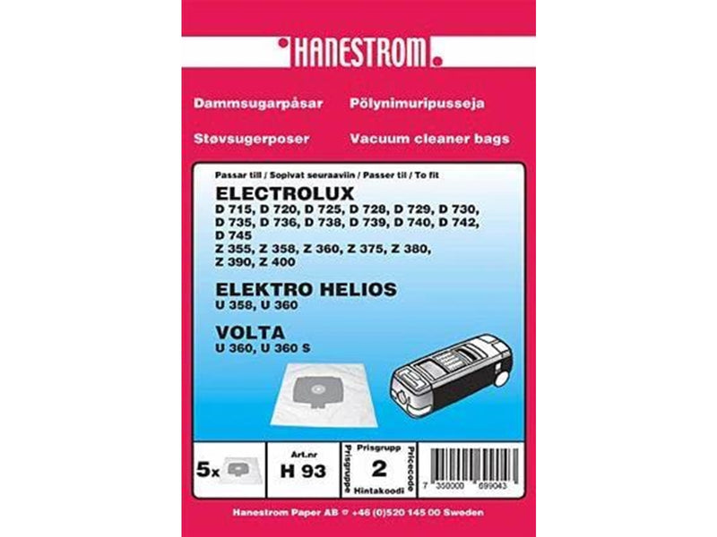 hanestroem Vacuum Cleaner Bags - 5 pcs