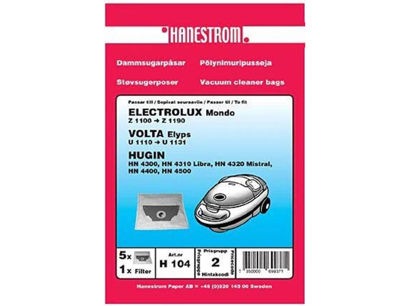 hanestroem Vacuum Cleaner Bags - 5 pcs