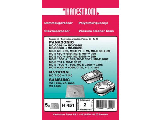 hanestroem Vacuum Cleaner Bags - 5 pcs