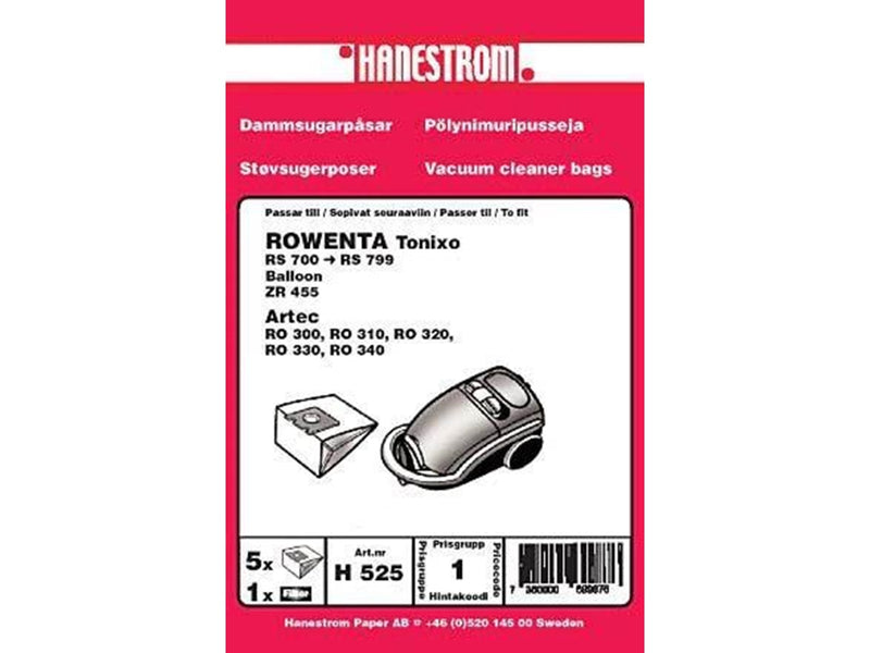 hanestroem Vacuum Cleaner Bags - 5 pcs