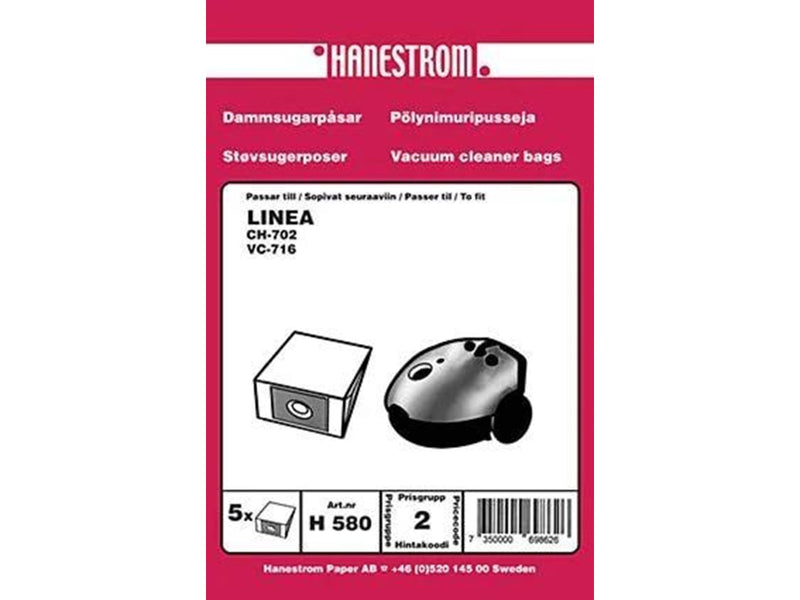 hanestroem Vacuum Cleaner Bags - 5 pcs