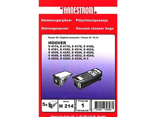hanestroem Vacuum Cleaner Bags - 5 pcs