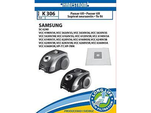 hanestroem Vacuum Cleaner Bags K306