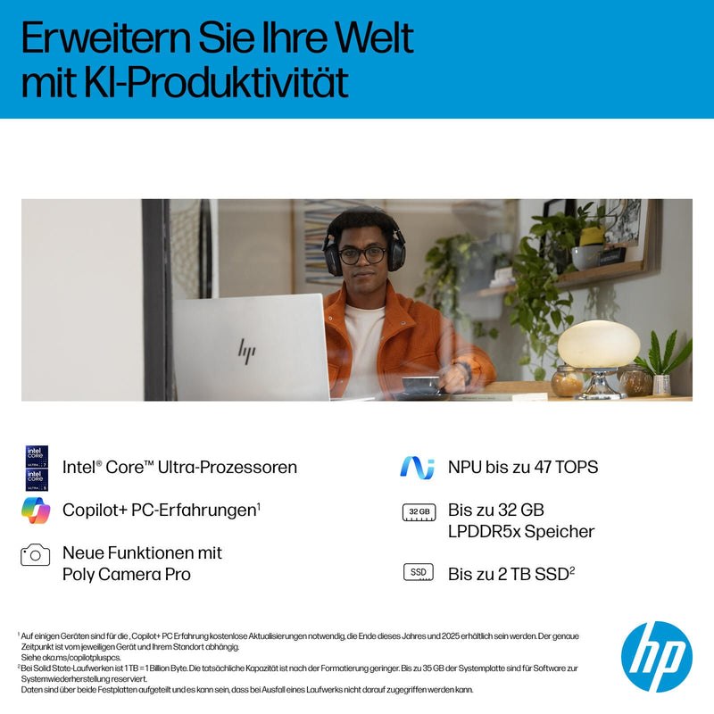 HP OmniBook 7 17-dc0079ng Intel® Core™ Ultra 7 258V Next Gen AI Notebook 43,9 cm (17,3')