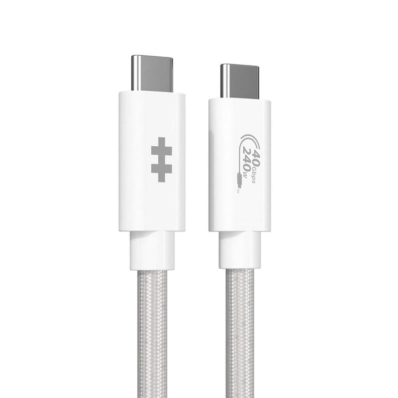 Hyper® HyperDrive Next USB4 Typ-C Performance Kabel (1.2m/4ft) - Weiß