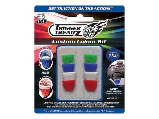 iMP TECH Trigger Treadz TT Custom Colour Kit: 8 Pack Set for PS4 - Miscellaneous Zubehör für Spielkonsole - Sony PlayStation 4